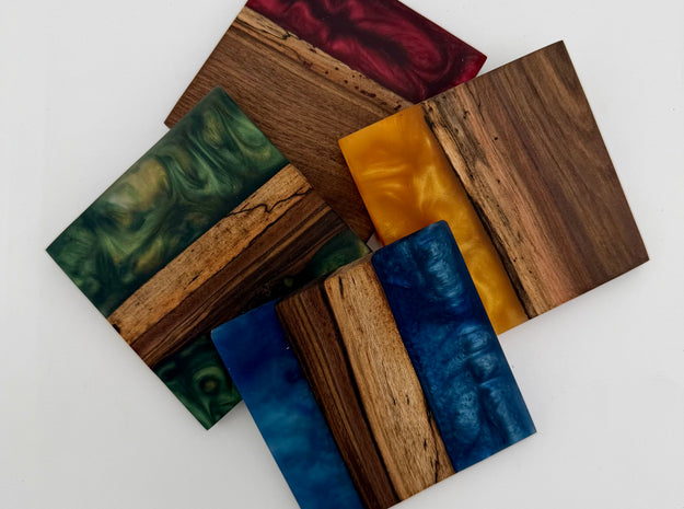 Restock End-Grain Coaster Sets