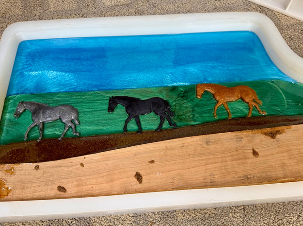 Behind the Design: Crafting a Custom Equestrian Resin and Black Walnut Paddle Board