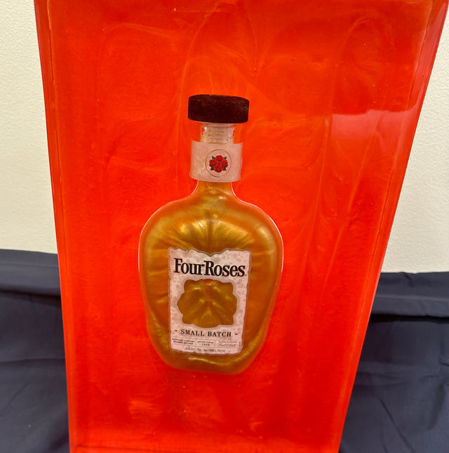 Four Roses Small Batch Resin Art