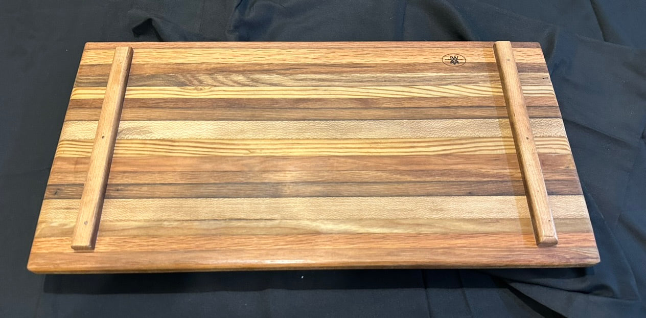 Handcrafted Tobacco Stick Decorative Tray