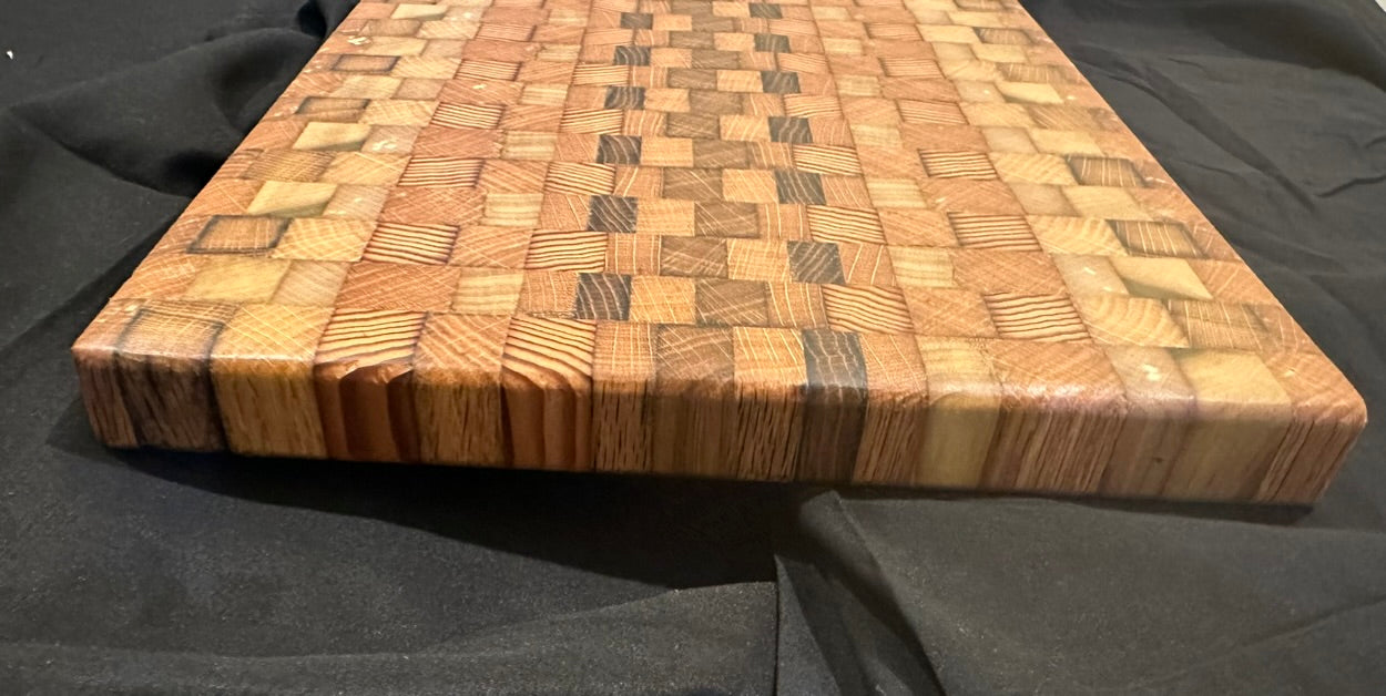 Handcrafted End Grain Cutting Board - A Gift for the Foodie