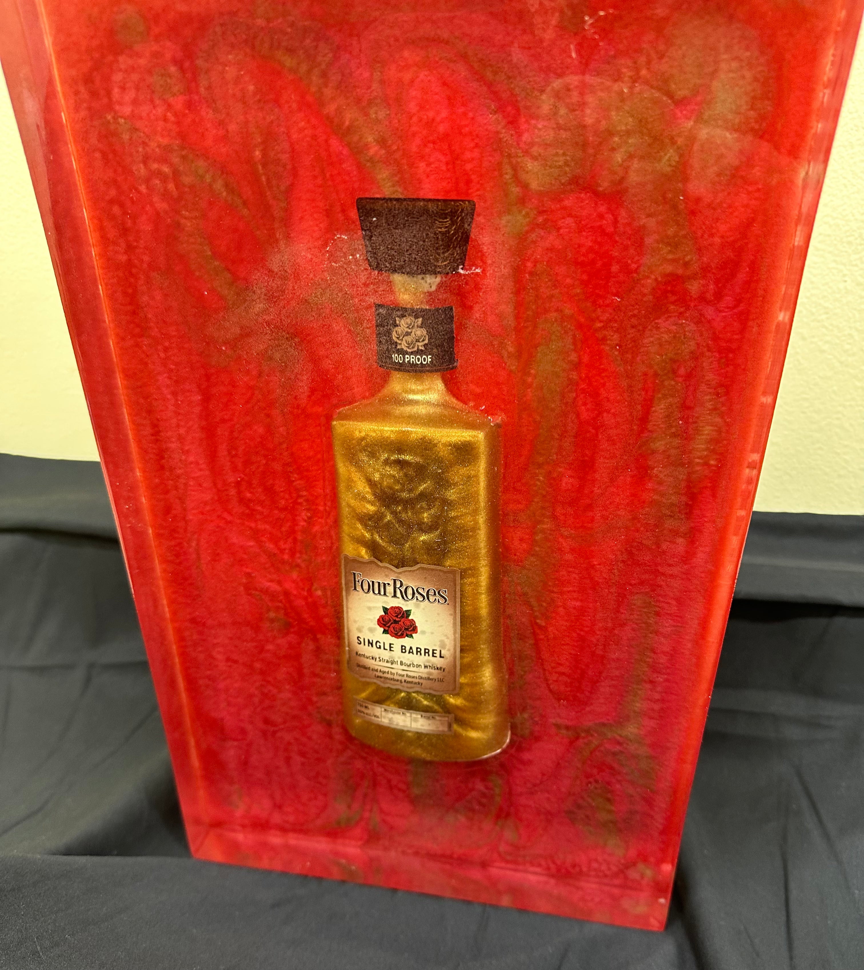 Four Roses Single Barrel Resin Art