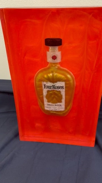 Four Roses Small Batch Resin Art