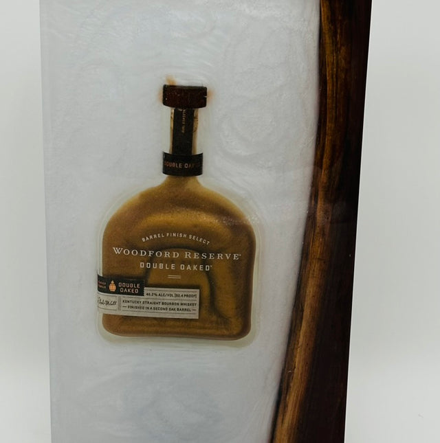 Woodford Reserve Double Oaked Resin Art with Black Walnut Accent