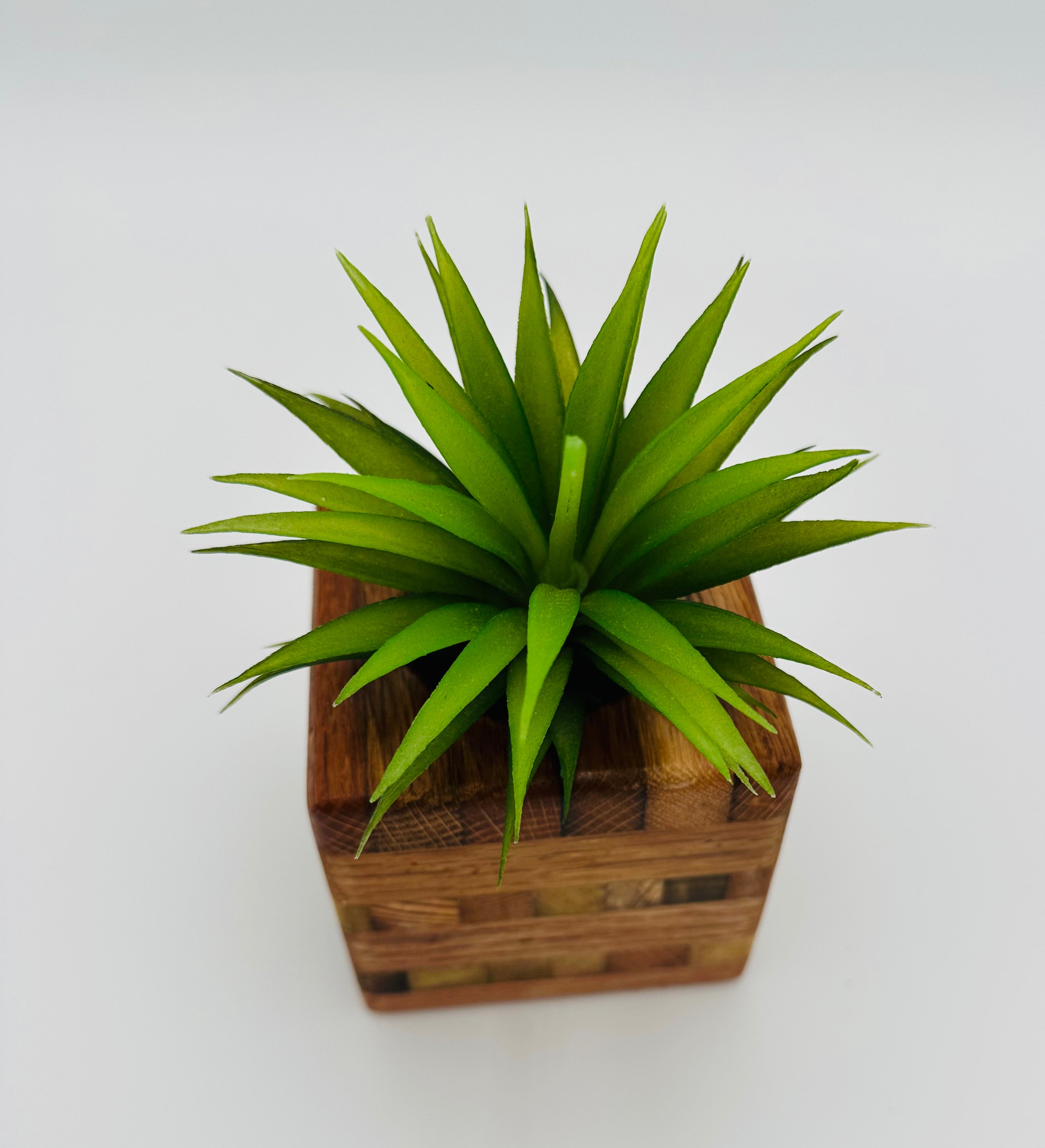 Rustic Wooden Succulent Planter, Made from Tobacco Sticks