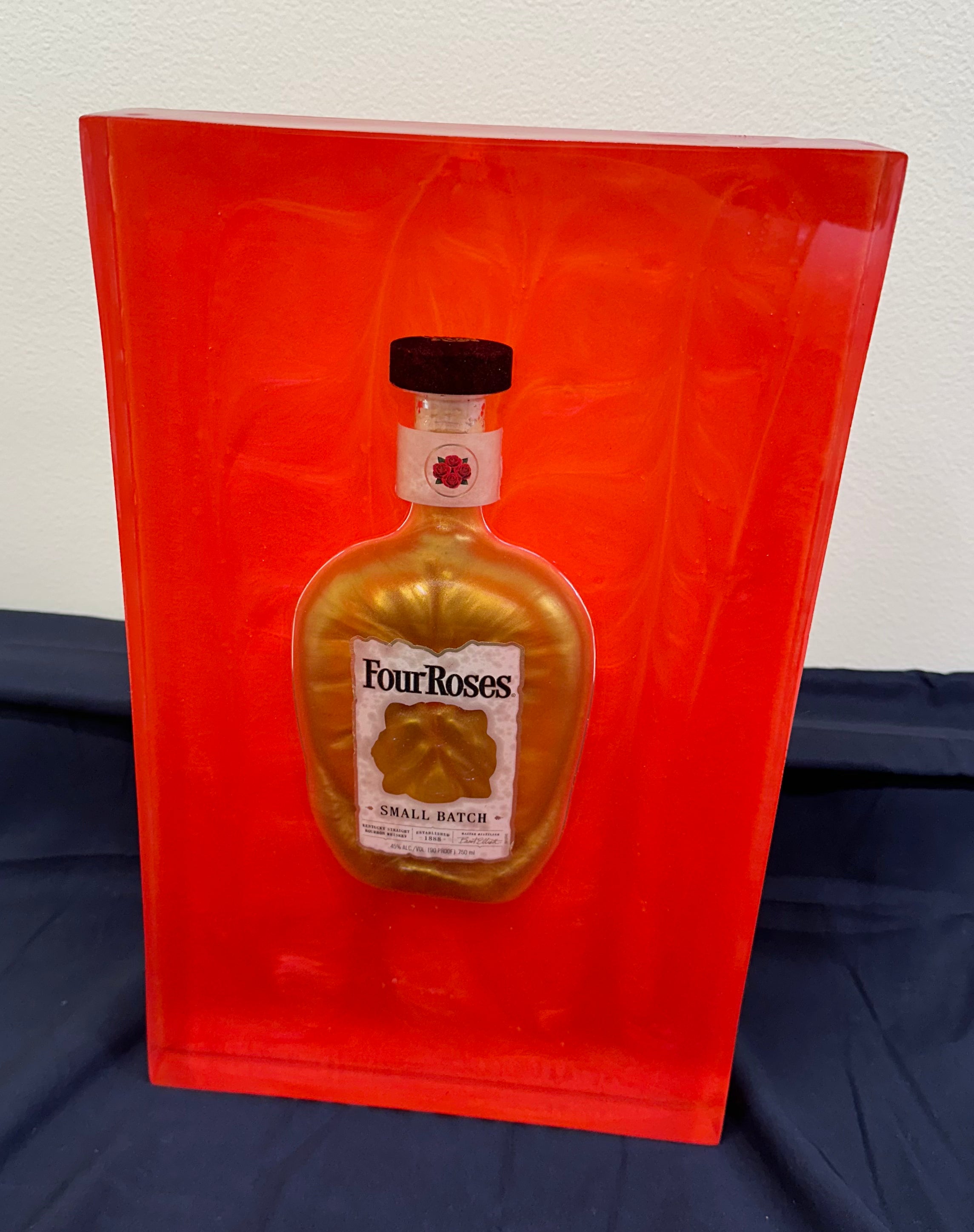 Four Roses Small Batch Resin Art