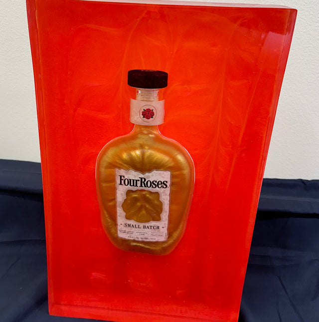 Four Roses Small Batch Resin Art