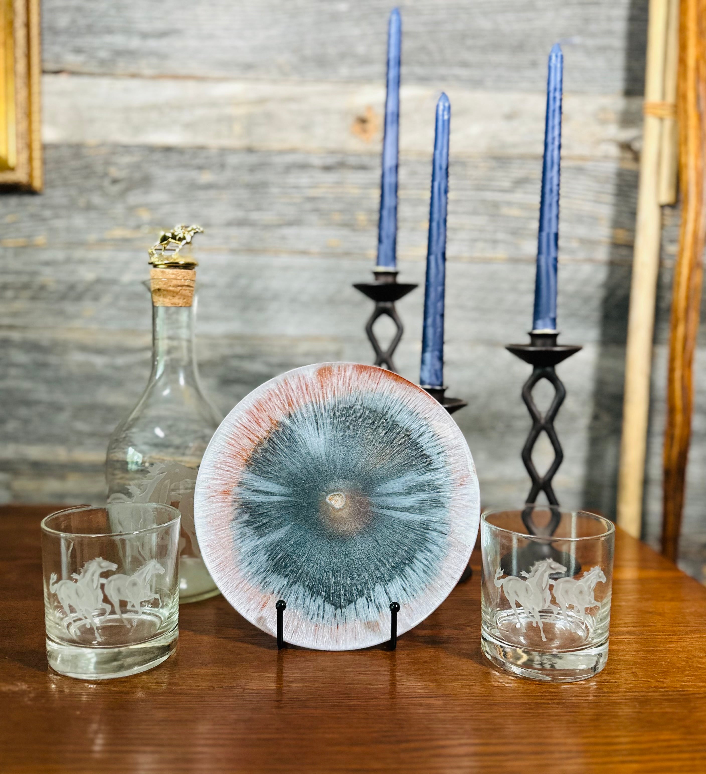 Handcrafted Resin Art Bowl - Large