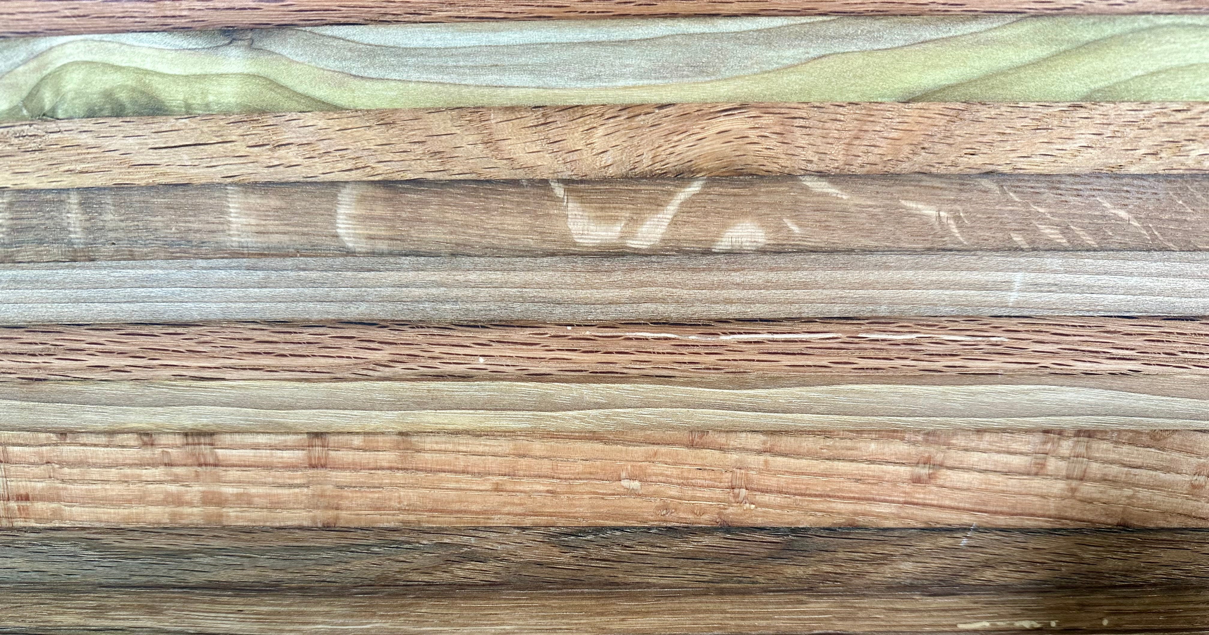 Handcrafted Tobacco Stick Cutting Board