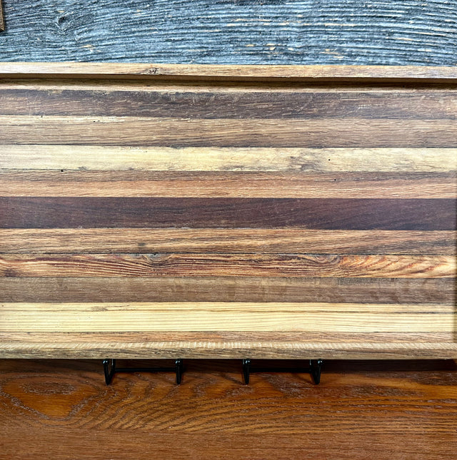 Handcrafted Tobacco Stick Decorative Tray with Sides