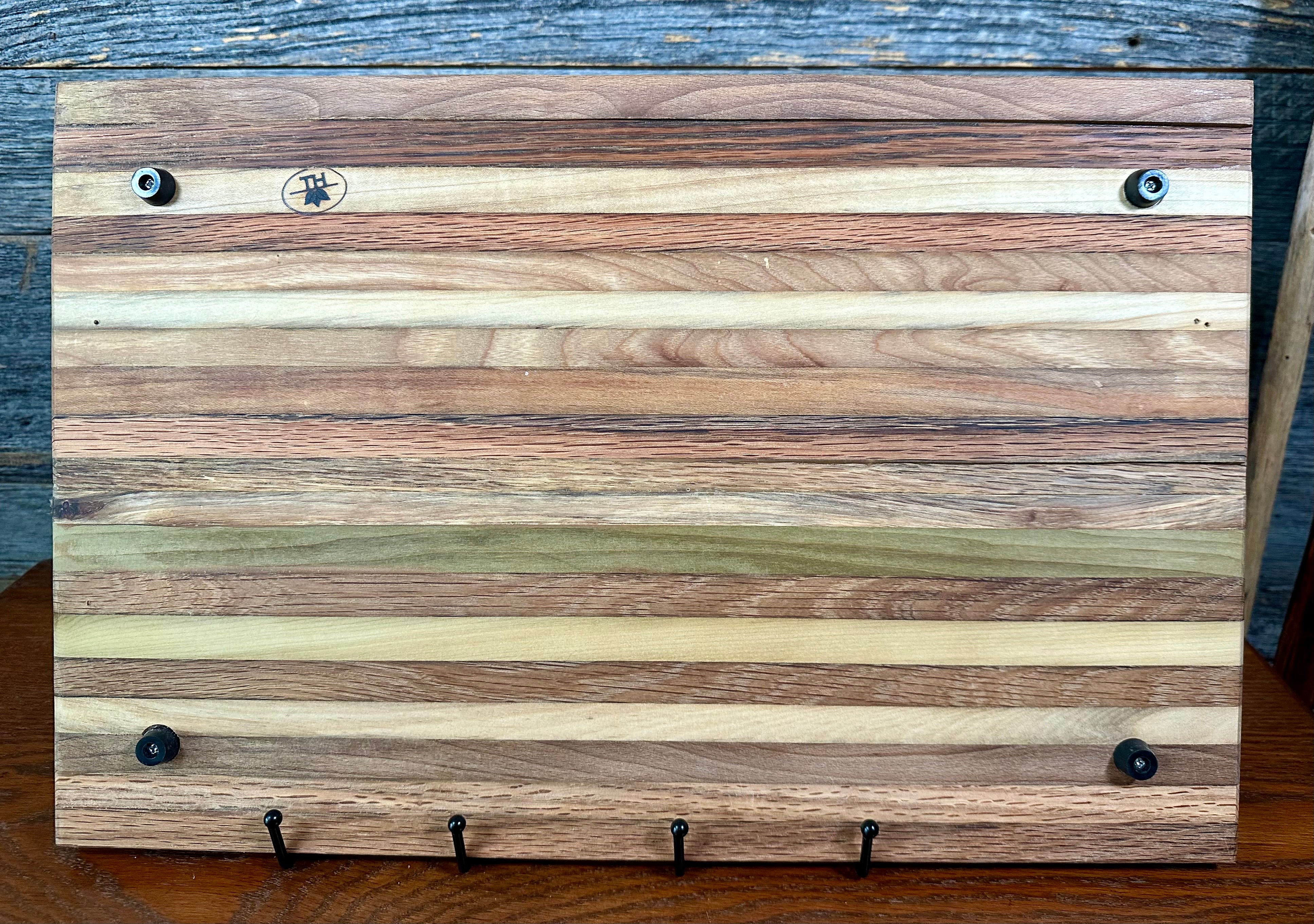 Handcrafted Tobacco Stick Tray with Inlaid Racehorse and Jockey Design