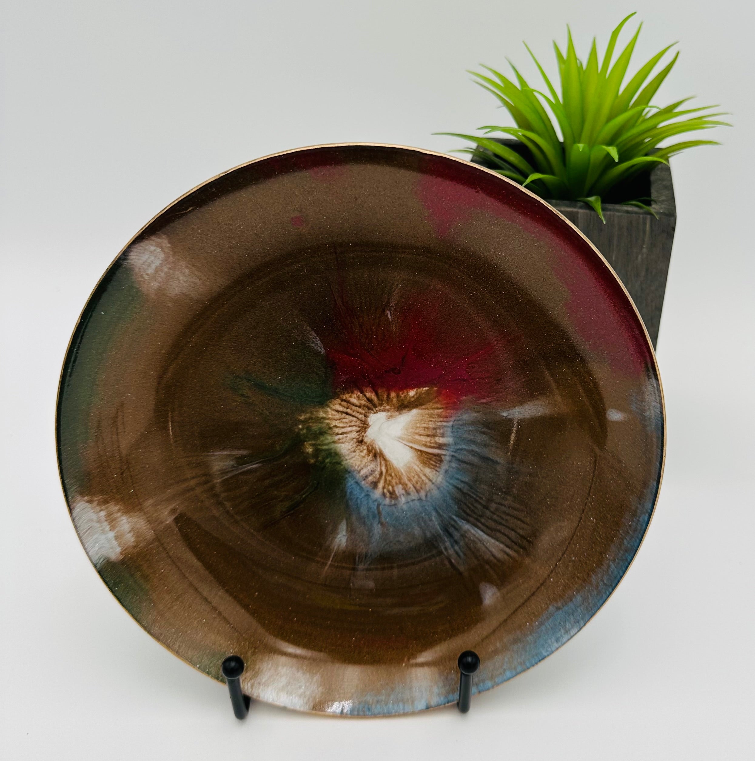 Handcrafted Resin Art Bowl - Large