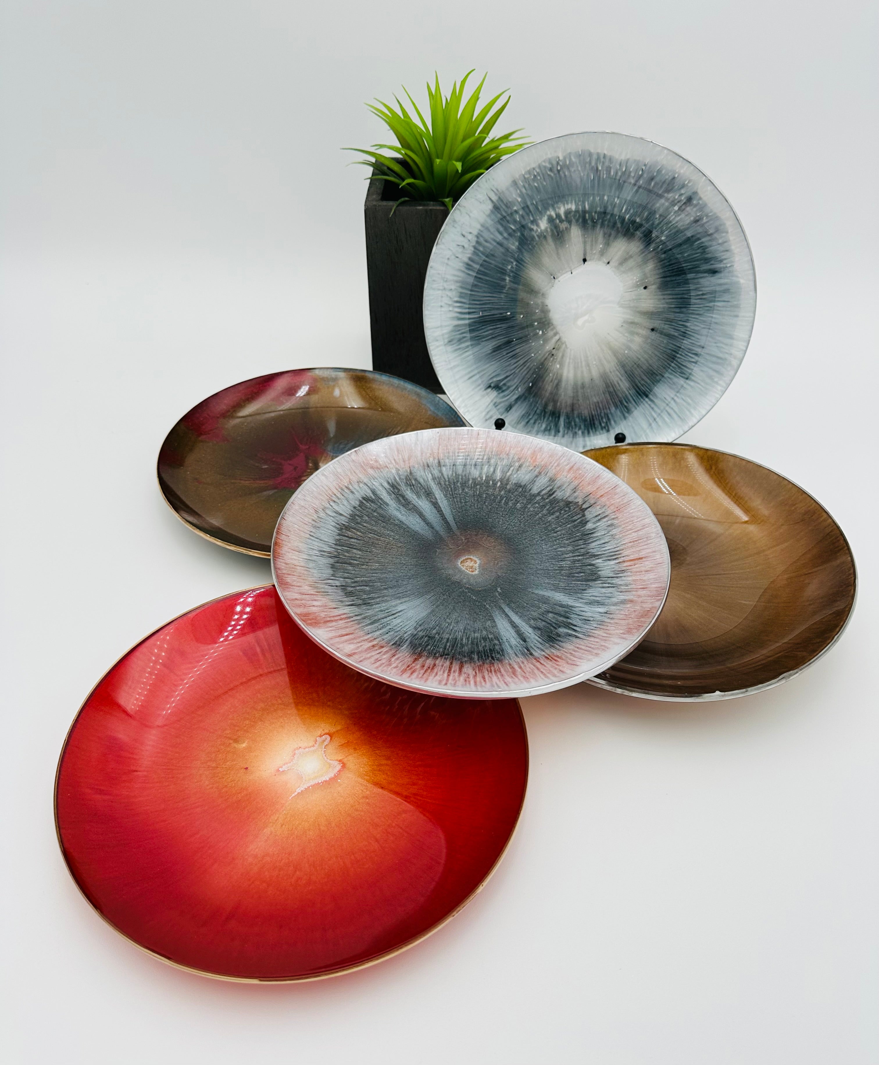 Handcrafted Resin Art Bowl - Large
