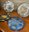Handcrafted Equine Themed Round Resin Decorative Trays