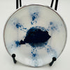 Handcrafted Kentucky Blue and White Resin Art Bowl with inlaid Kentucky - small
