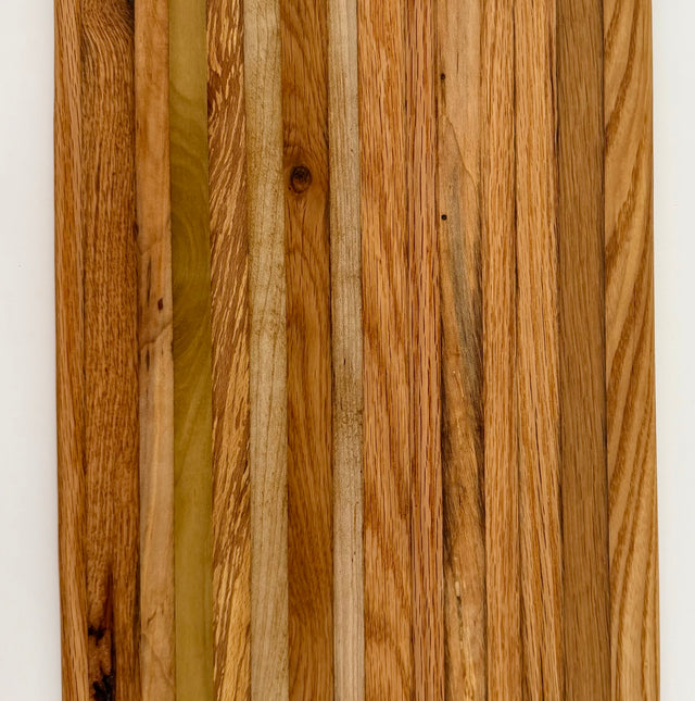 Handcrafted Wooden Serving Board & Charcuterie Tray with Cast Iron Handles