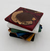 Handcrafted End Grain Wood & Epoxy Resin Coaster Set | Modern Drink Coasters -Set of 4