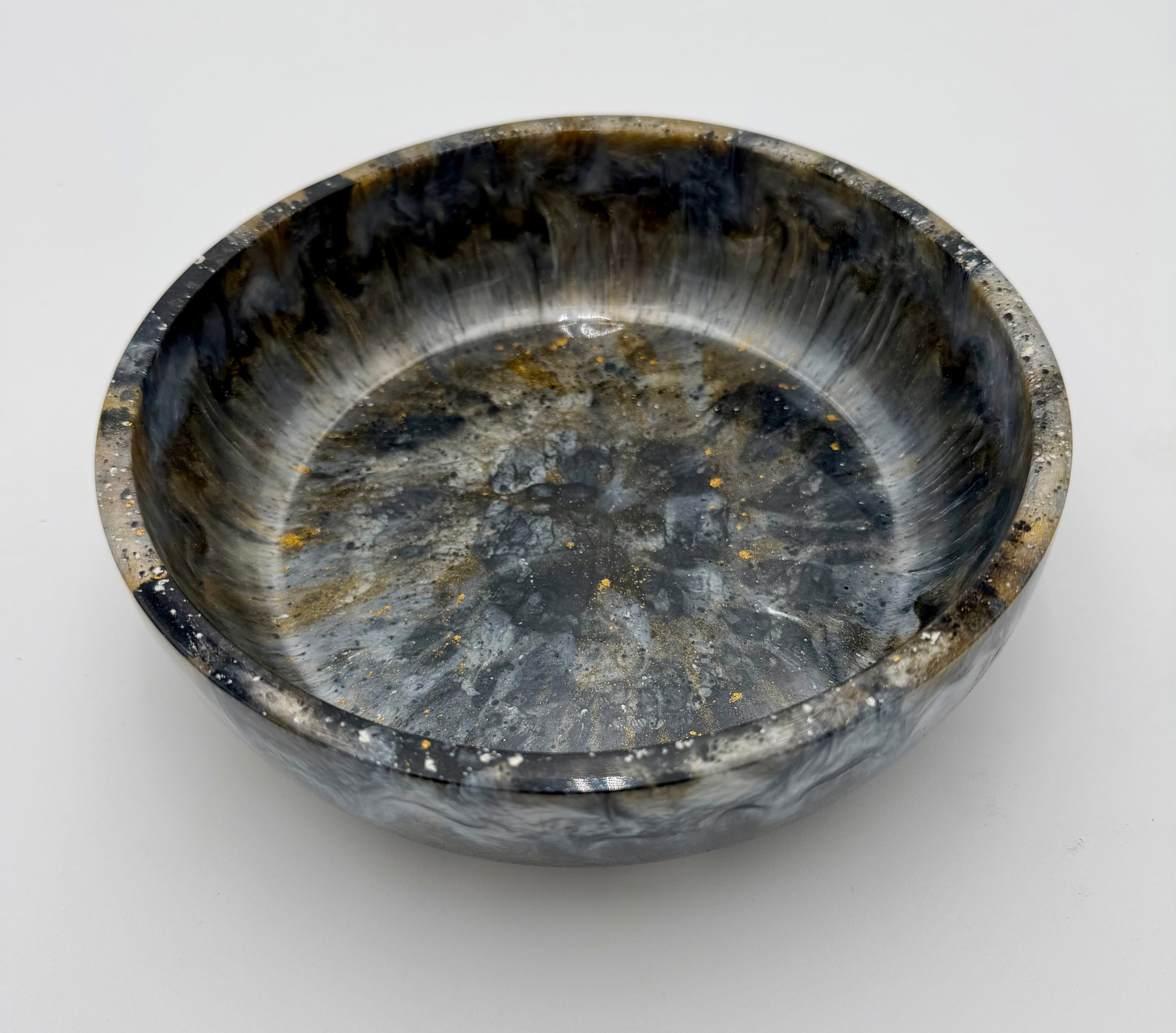 Cosmic Resin Catch-All Bowl