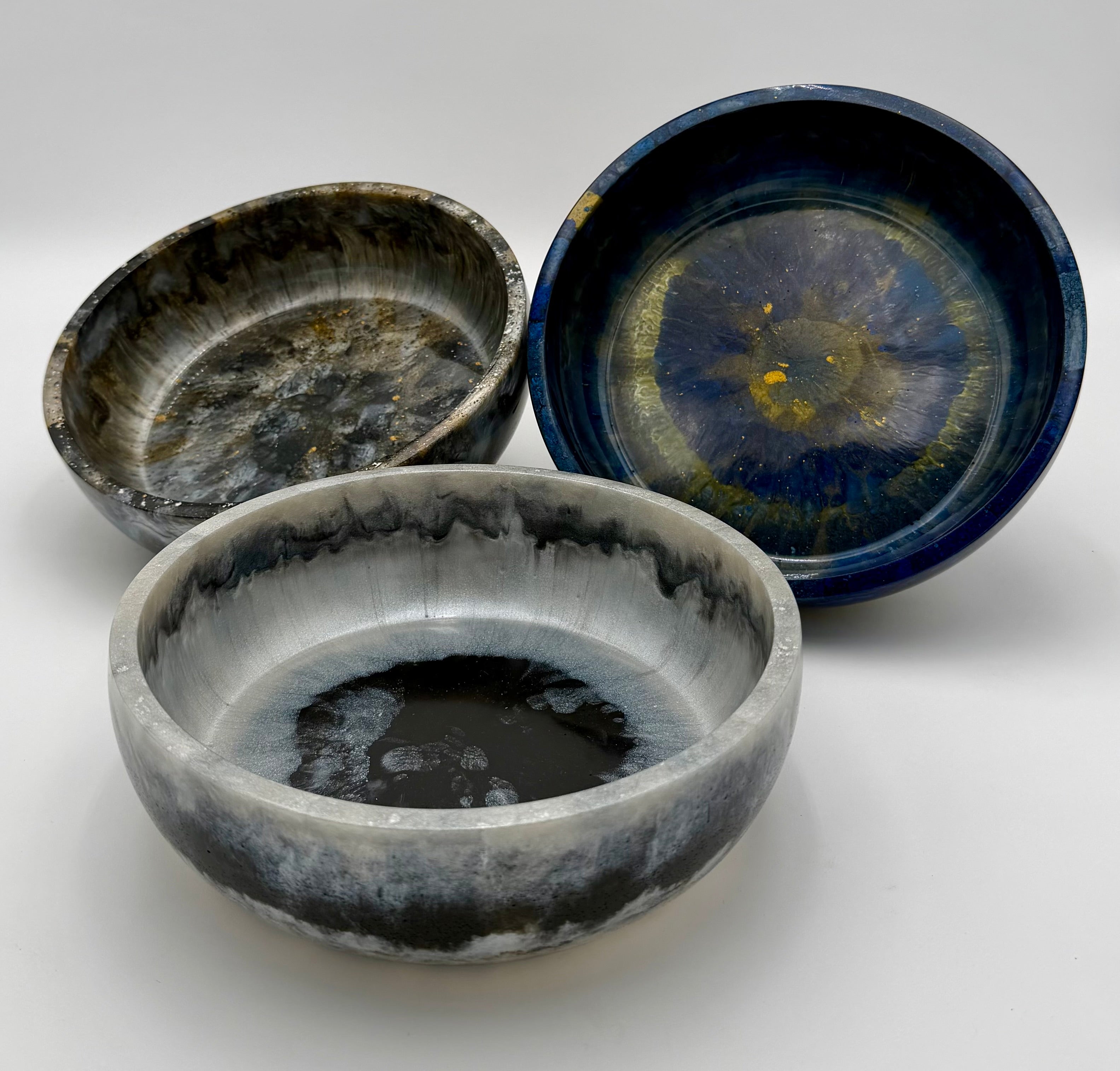 Cosmic Resin Catch-All Bowl