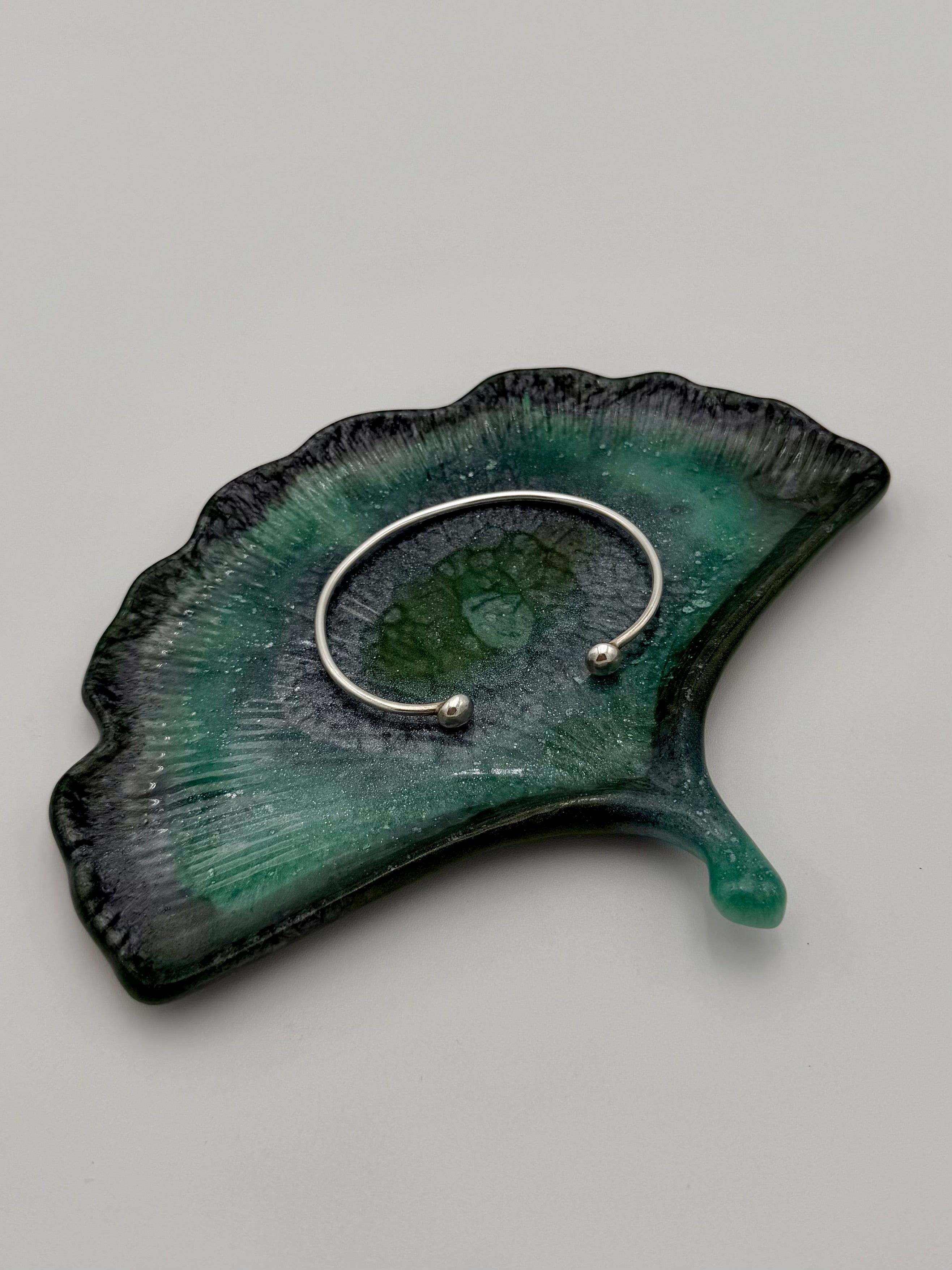 Resin Ginkgo Leaf Trinket Dishes