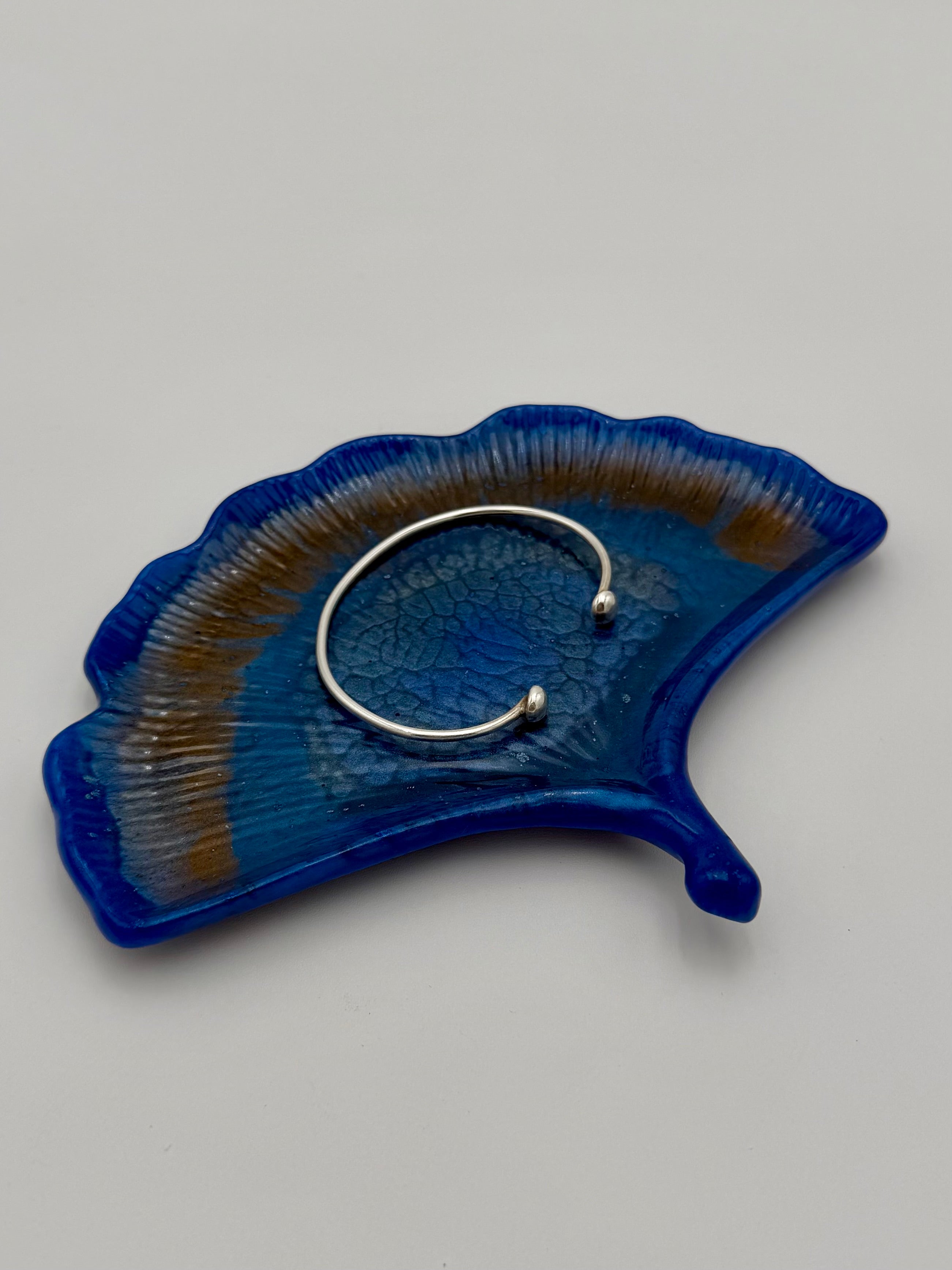 Resin Ginkgo Leaf Trinket Dishes