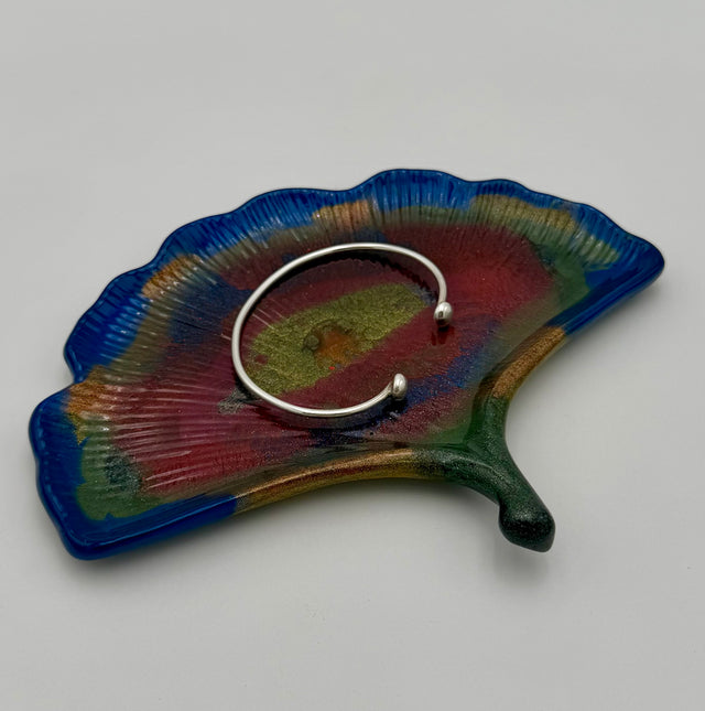 Resin Ginkgo Leaf Trinket Dishes