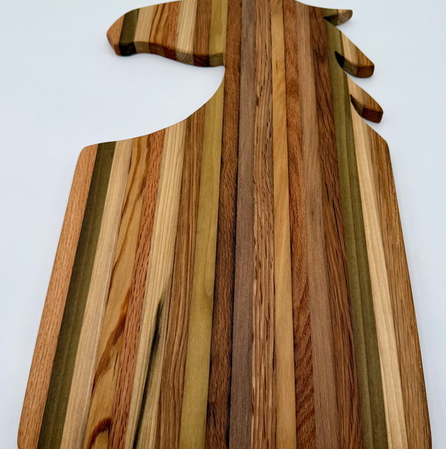 Handcrafted Horse Head Tobacco Stick Cutting Board