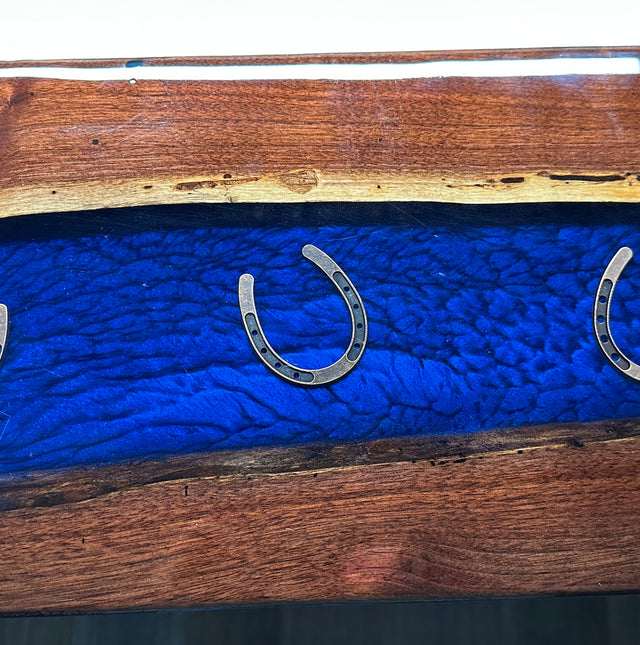 Handcrafted Equestrian Horseshoe Charcuterie Board