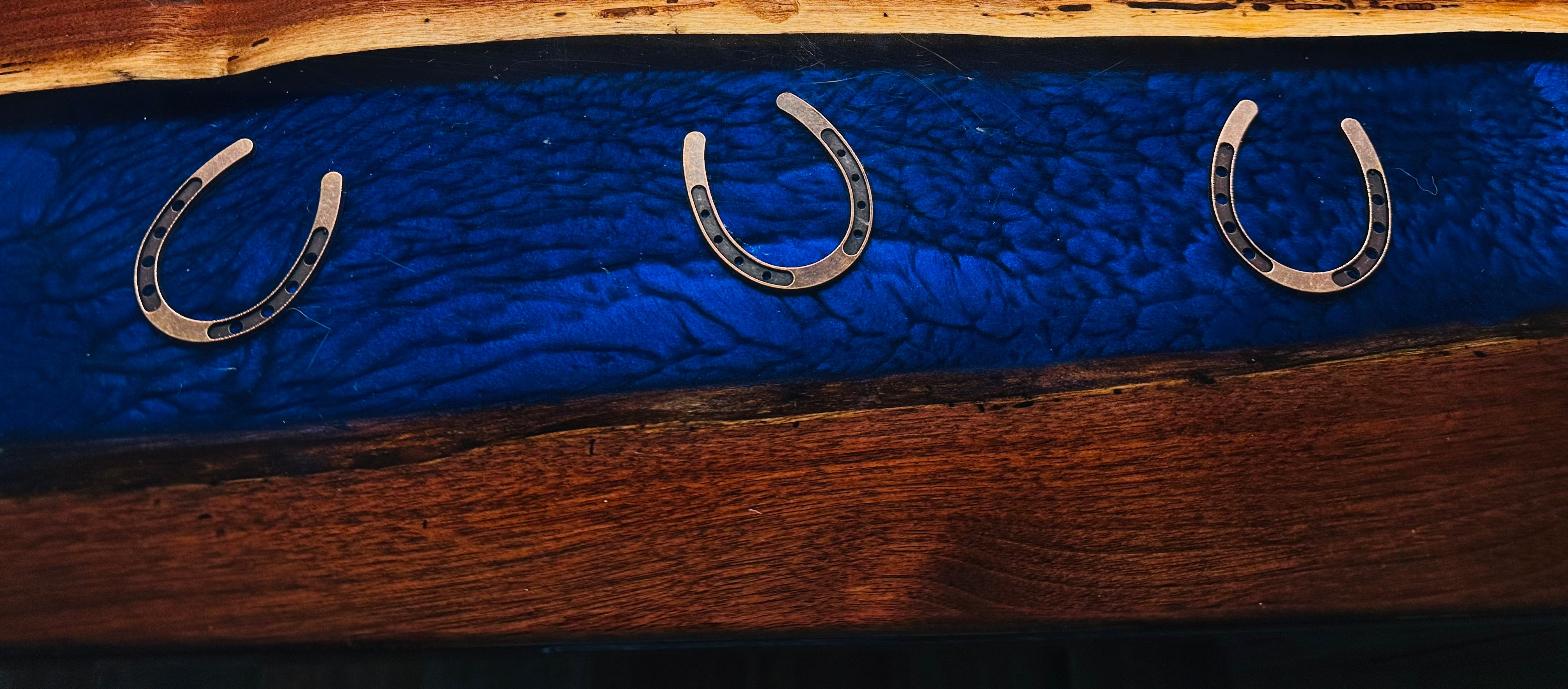 Handcrafted Equestrian Horseshoe Charcuterie Board