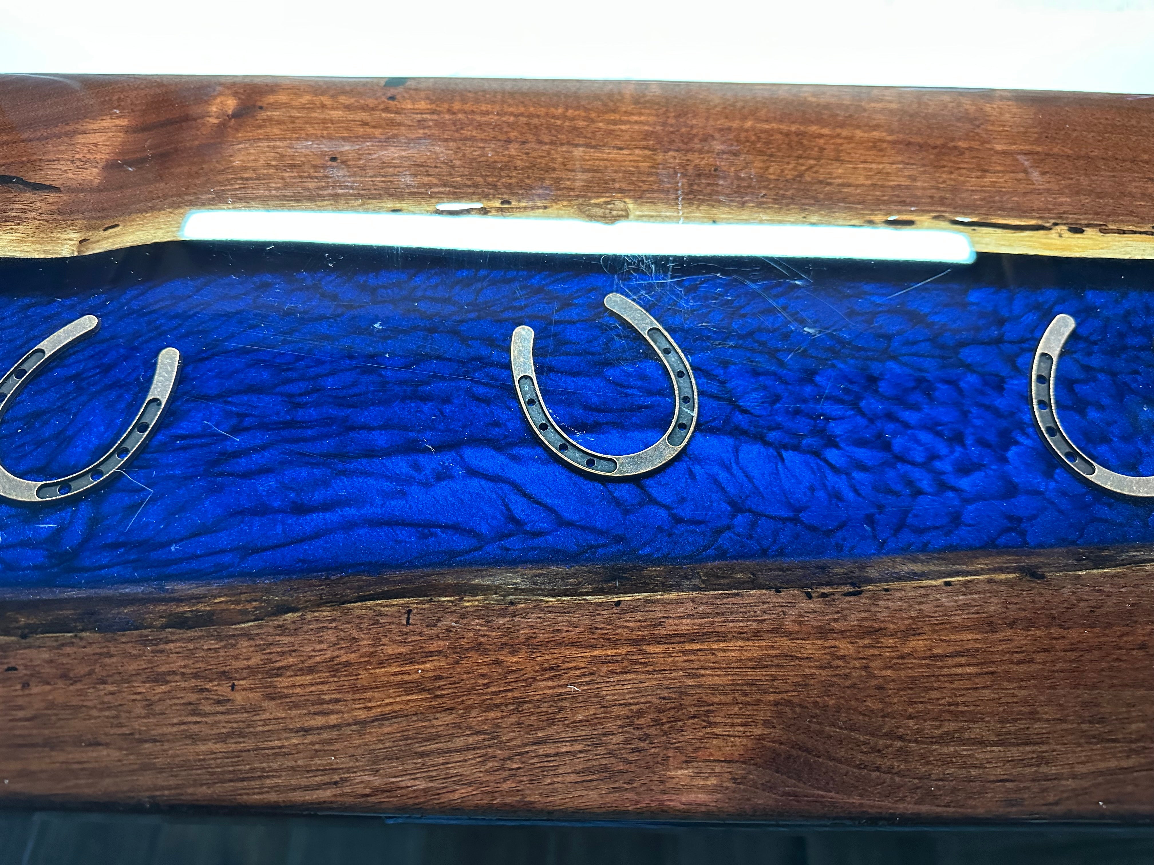 Handcrafted Equestrian Horseshoe Charcuterie Board