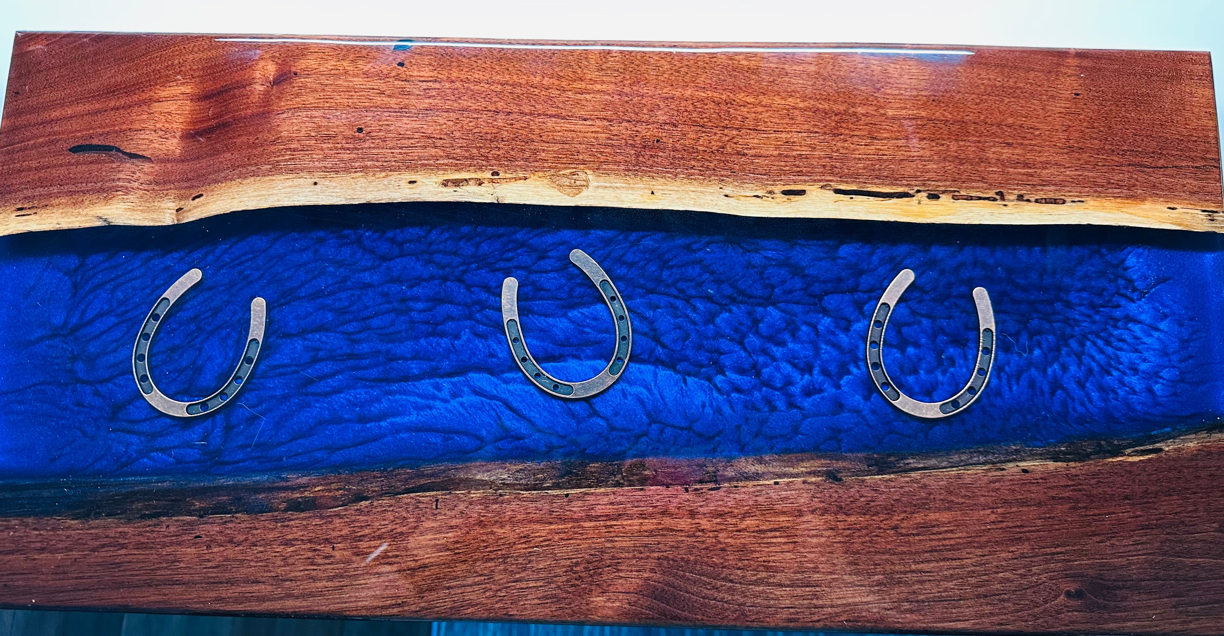Handcrafted Equestrian Horseshoe Charcuterie Board