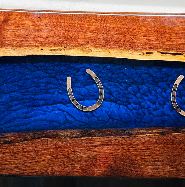 Handcrafted Equestrian Horseshoe Charcuterie Board