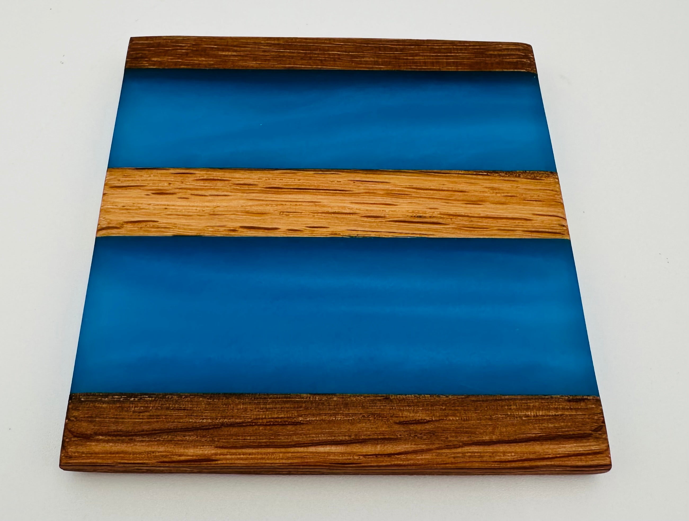 Tobacco Stick Resin Coasters - Rustic Modern Set of 4