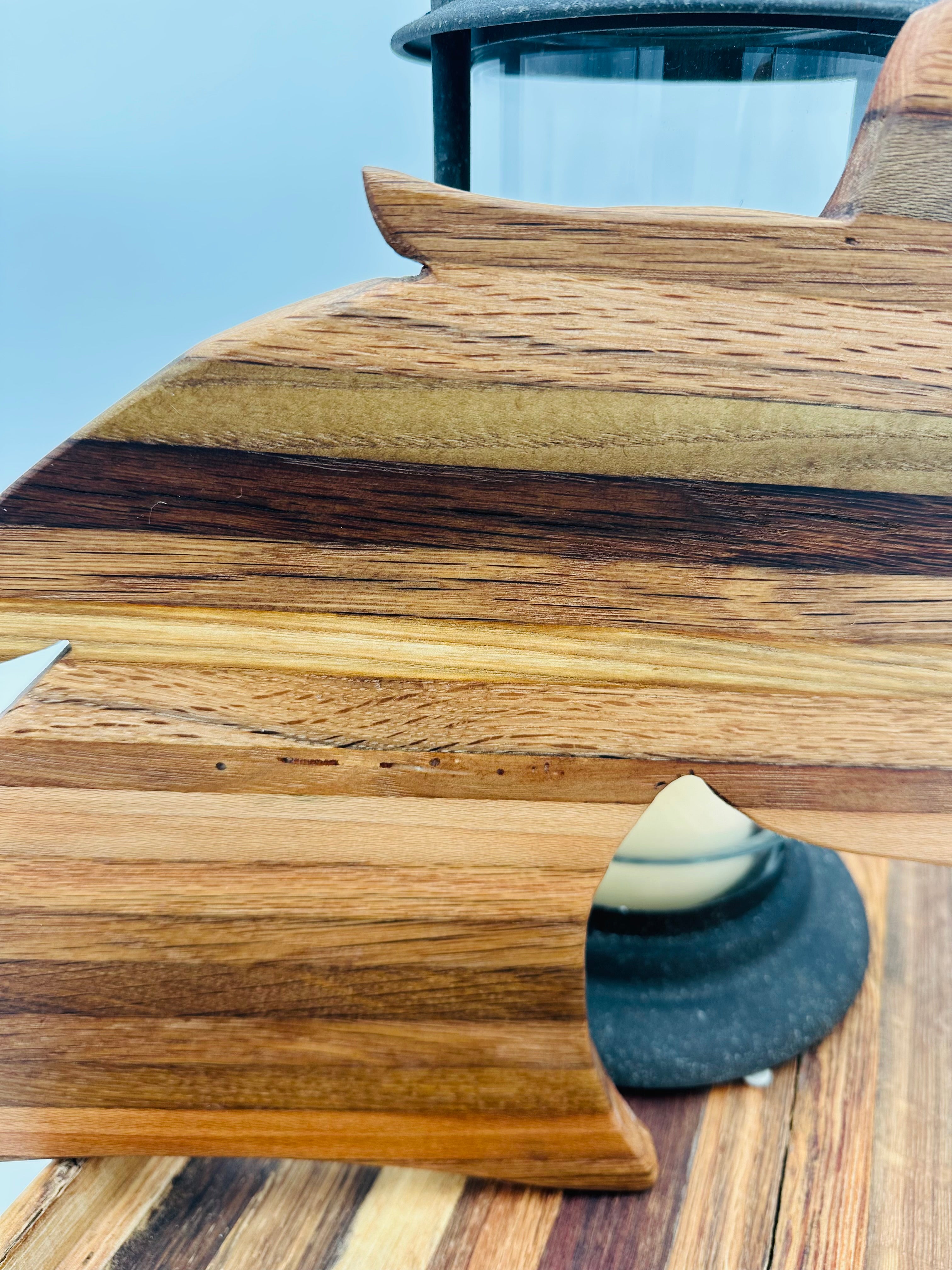 Handcrafted Horse Head Tobacco Stick Cutting Board