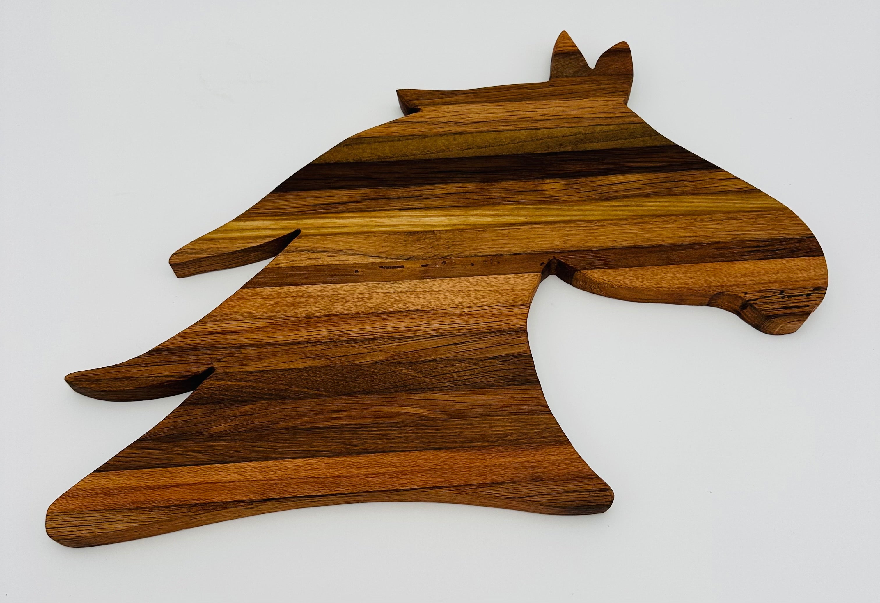 Handcrafted Horse Head Tobacco Stick Cutting Board