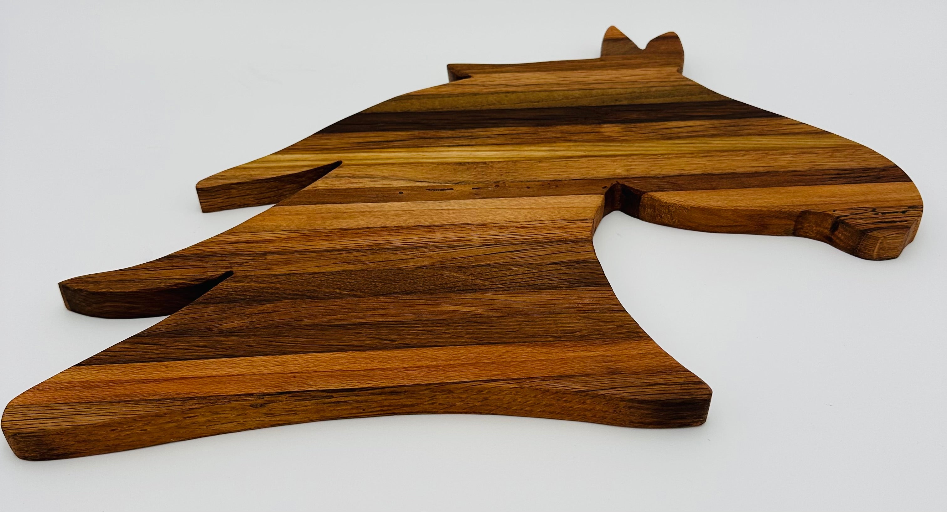Handcrafted Horse Head Tobacco Stick Cutting Board