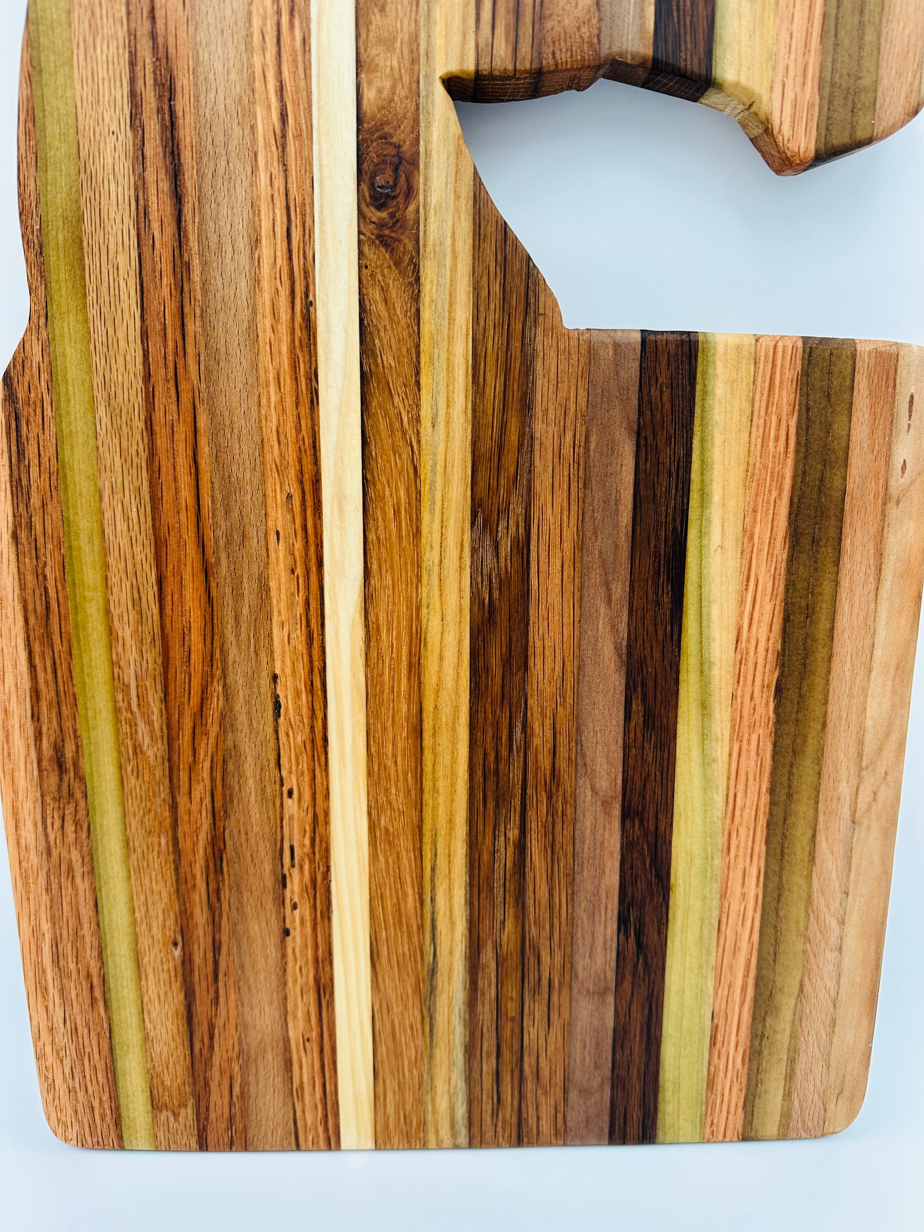 Handcrafted Horse Head Tobacco Stick Cutting Board