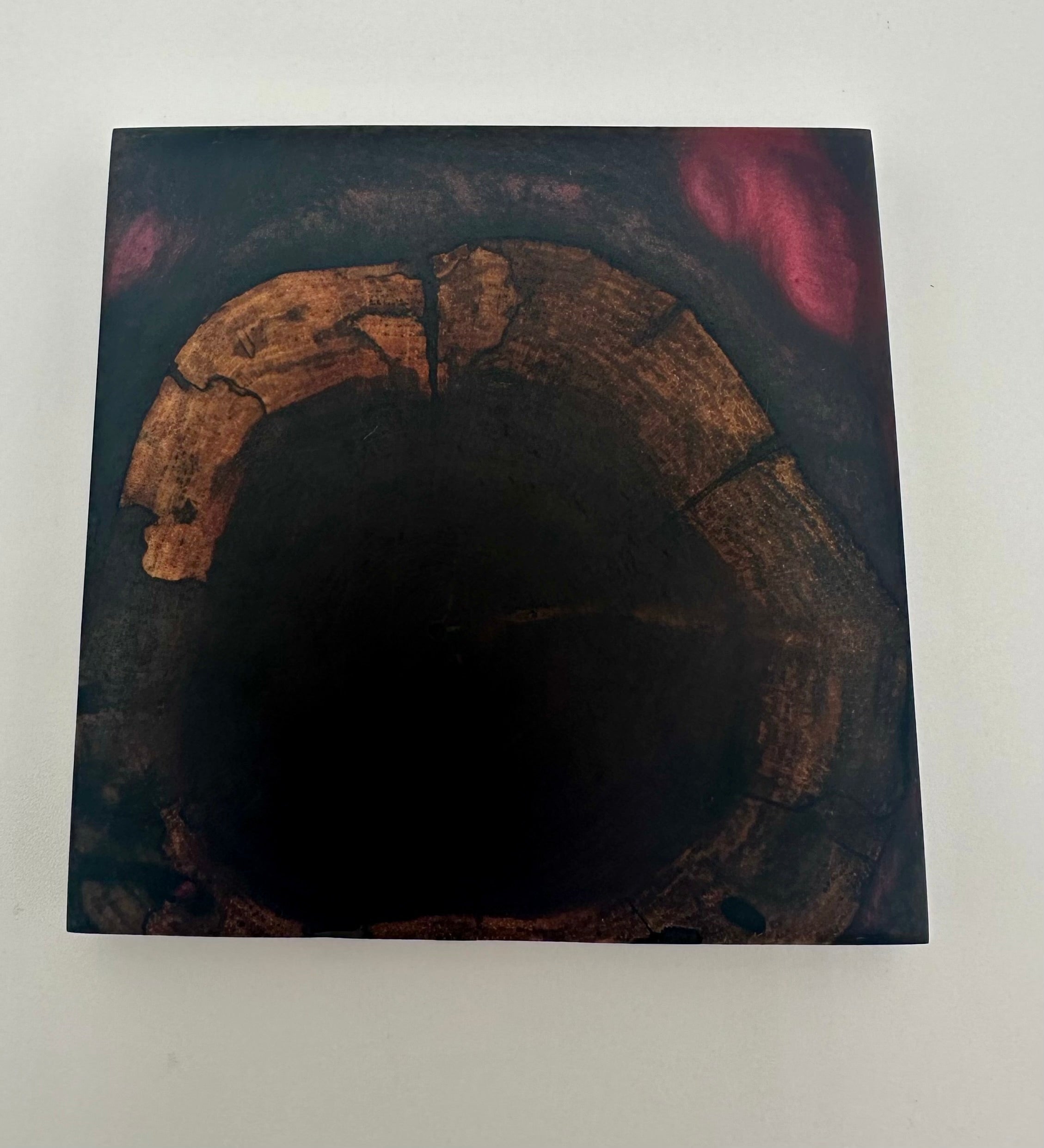 End Grain Black Walnut and Resin Coasters - Set of 4