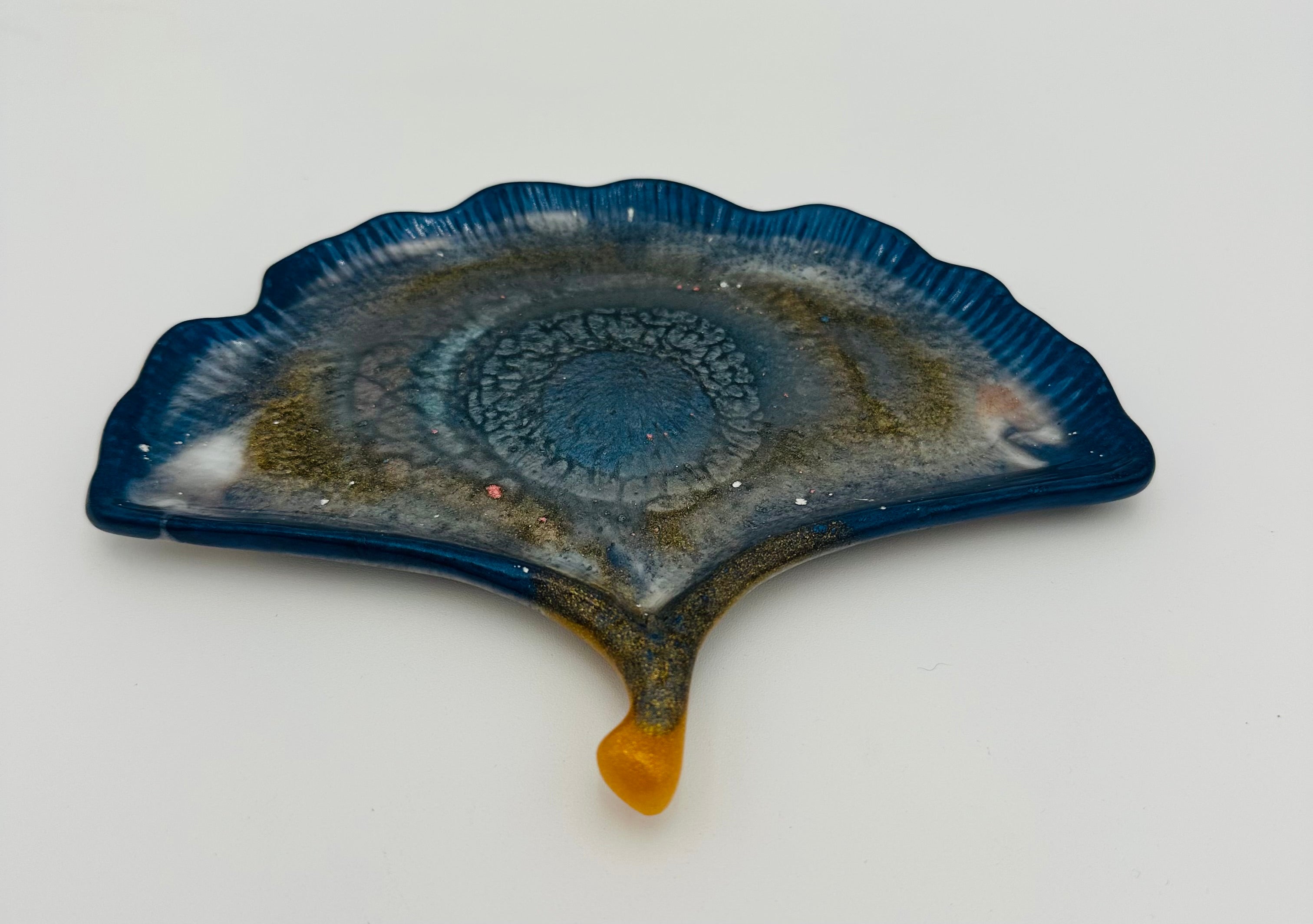 Resin Ginkgo Leaf Trinket Dishes