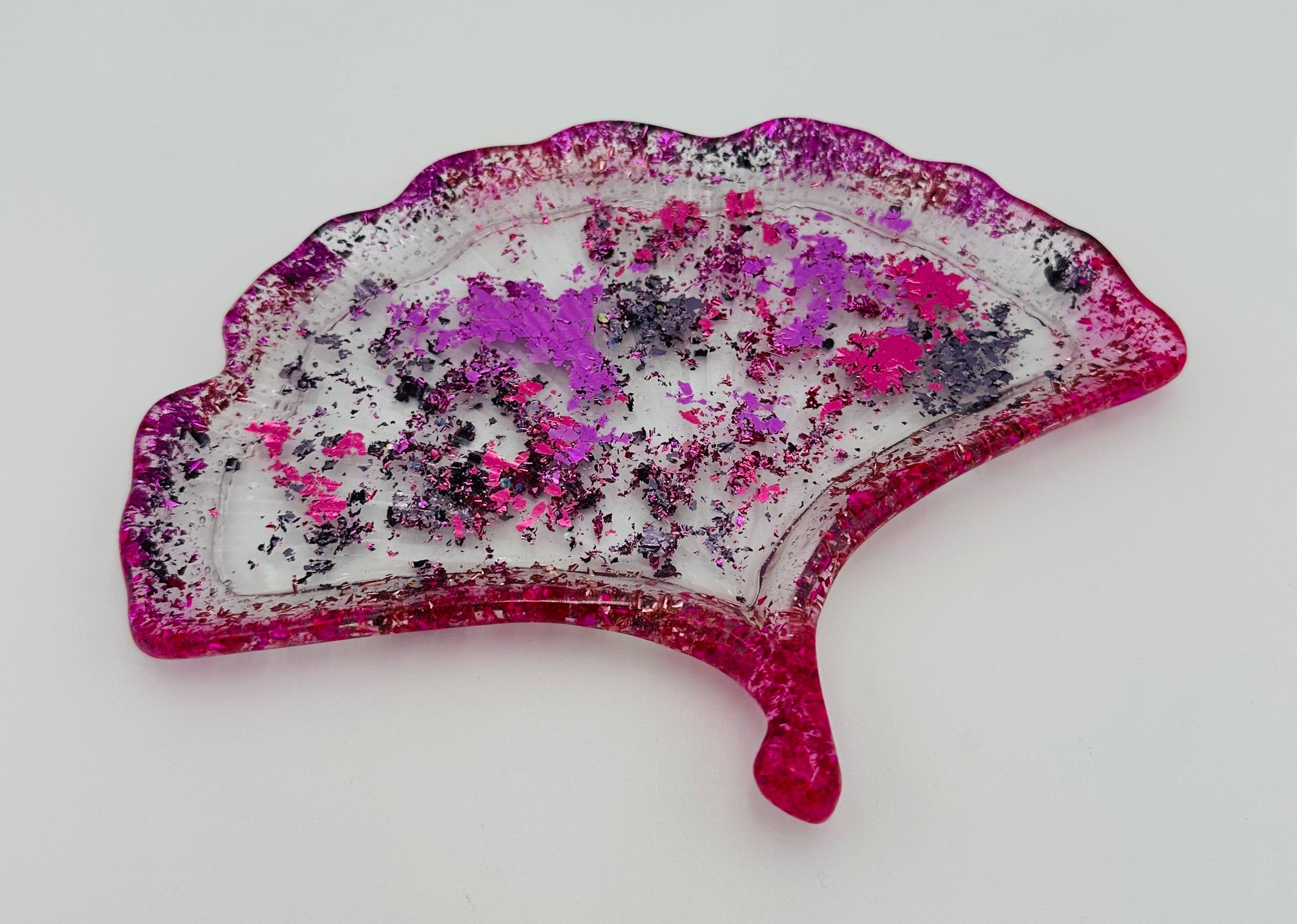 Resin Ginkgo Leaf Trinket Dishes