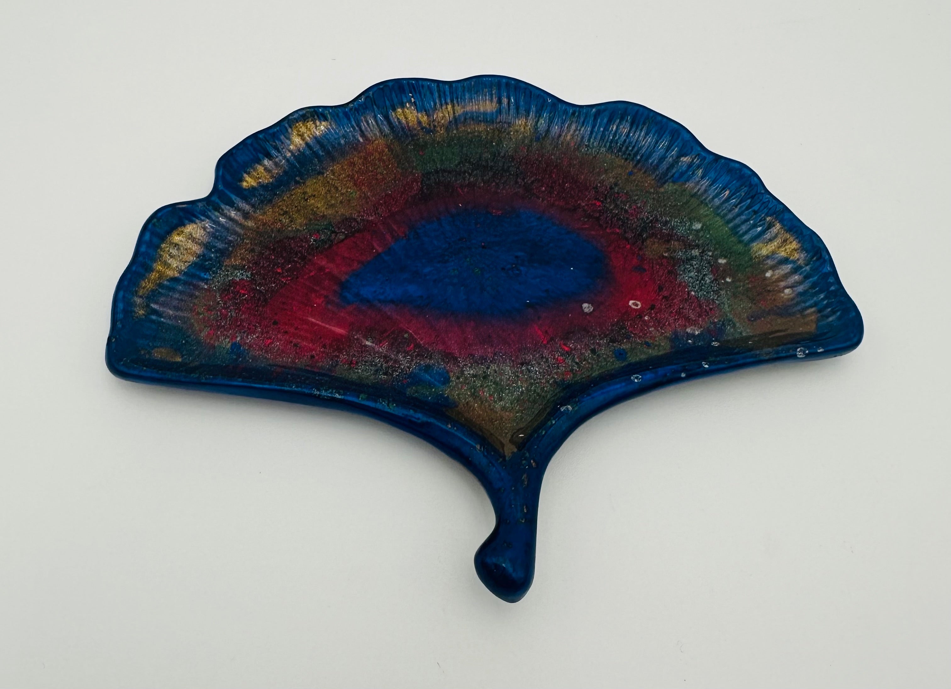 Resin Ginkgo Leaf Trinket Dishes