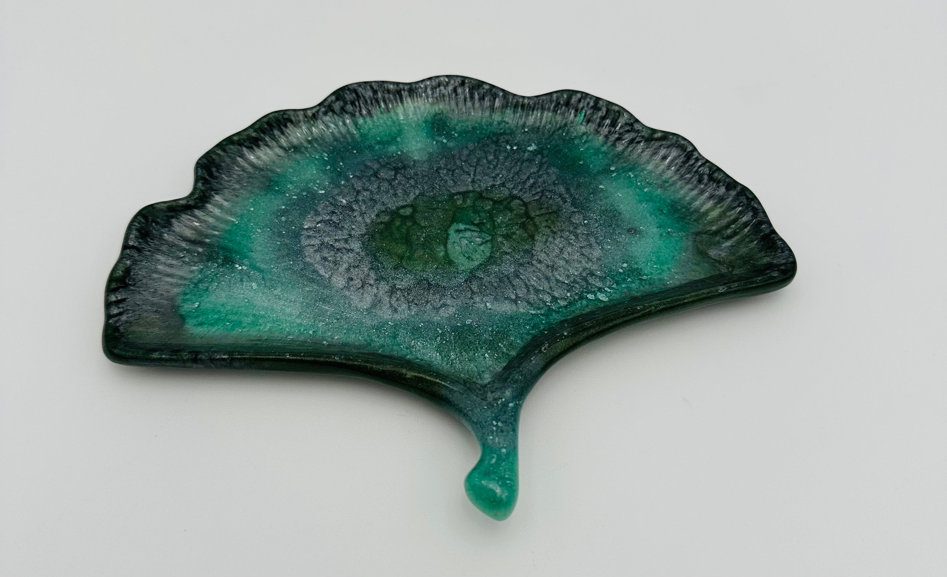 Resin Ginkgo Leaf Trinket Dishes