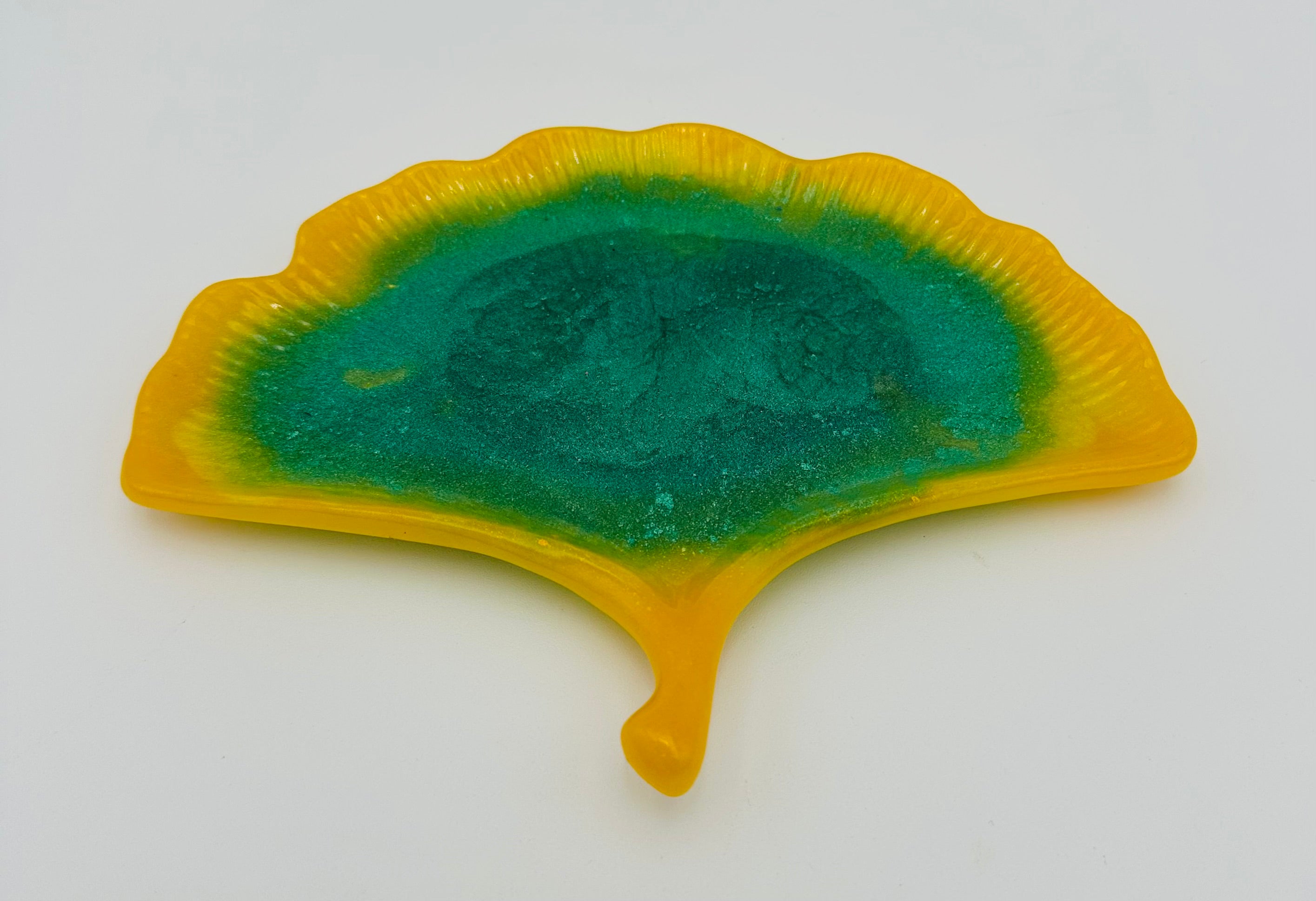 Resin Ginkgo Leaf Trinket Dishes