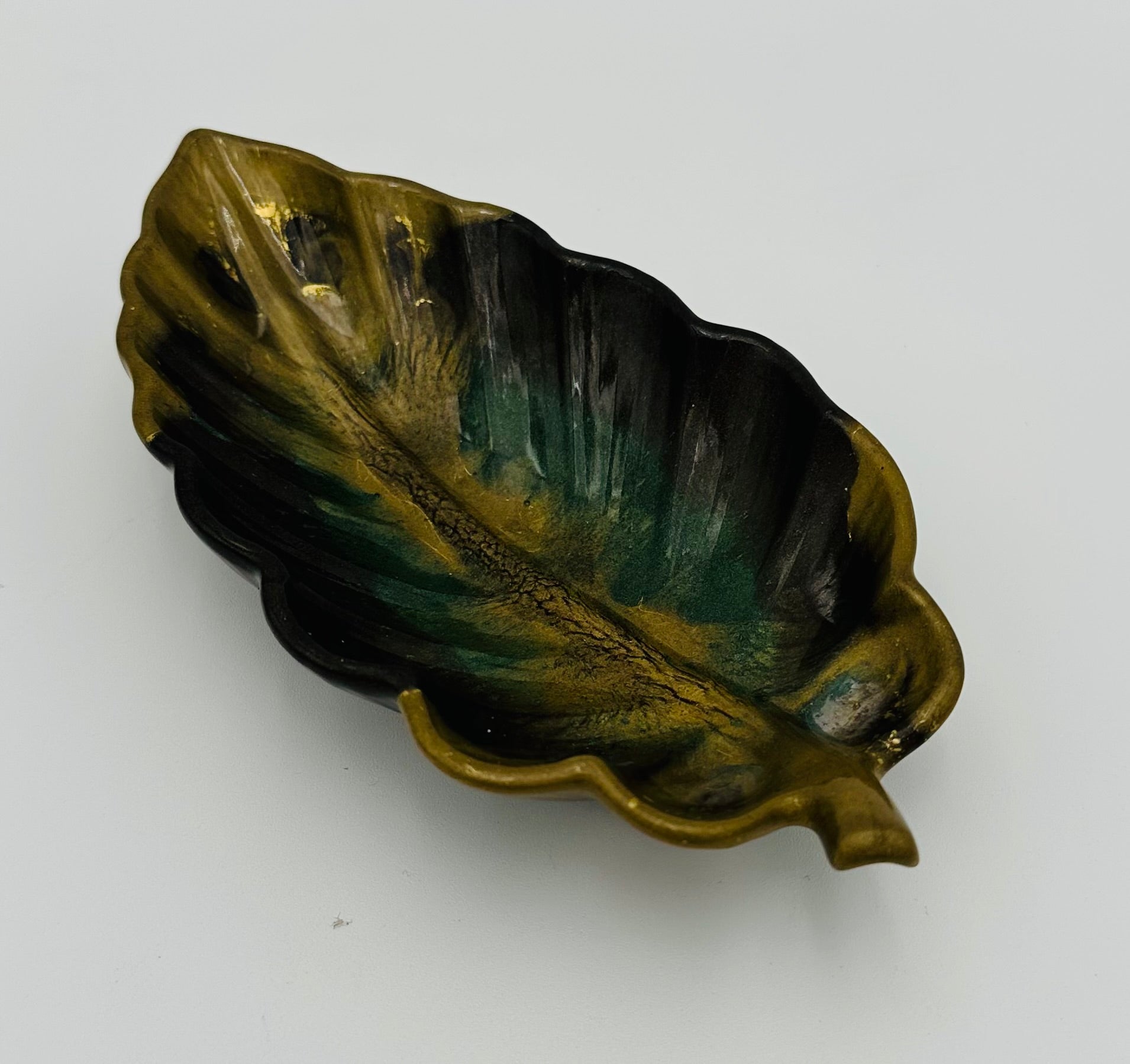 Resin Leaf Trinket Dishes