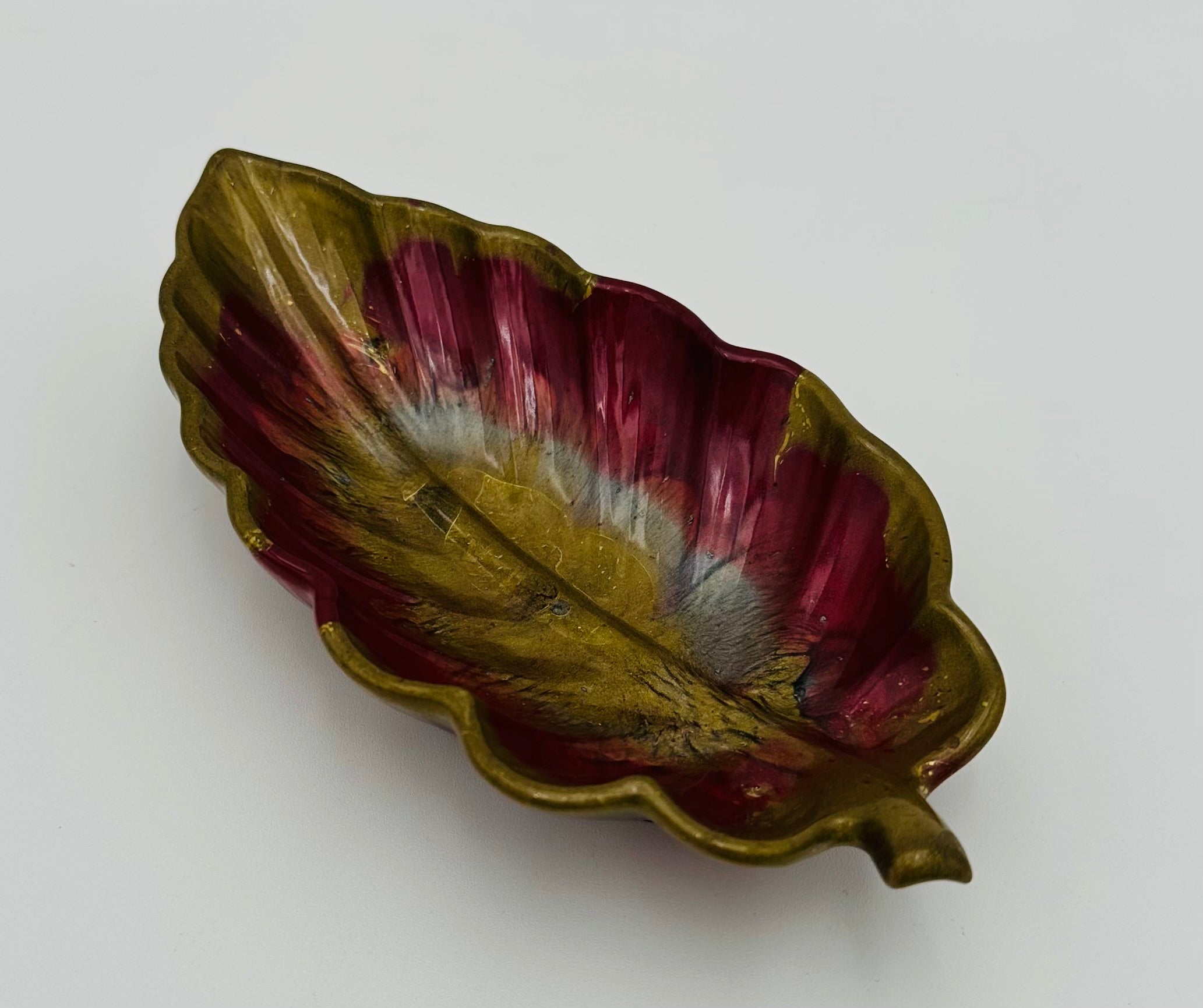 Resin Leaf Trinket Dishes
