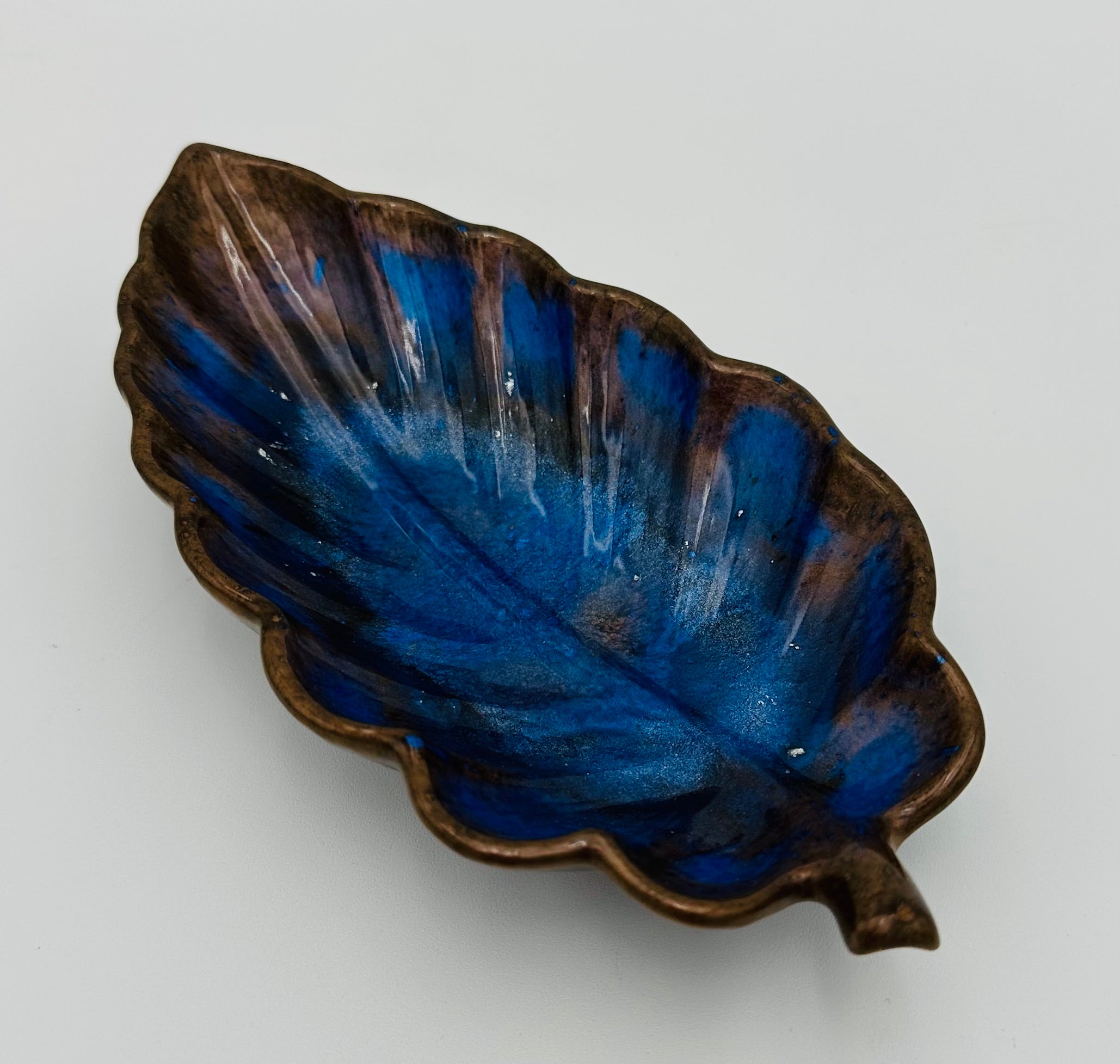 Resin Leaf Trinket Dishes