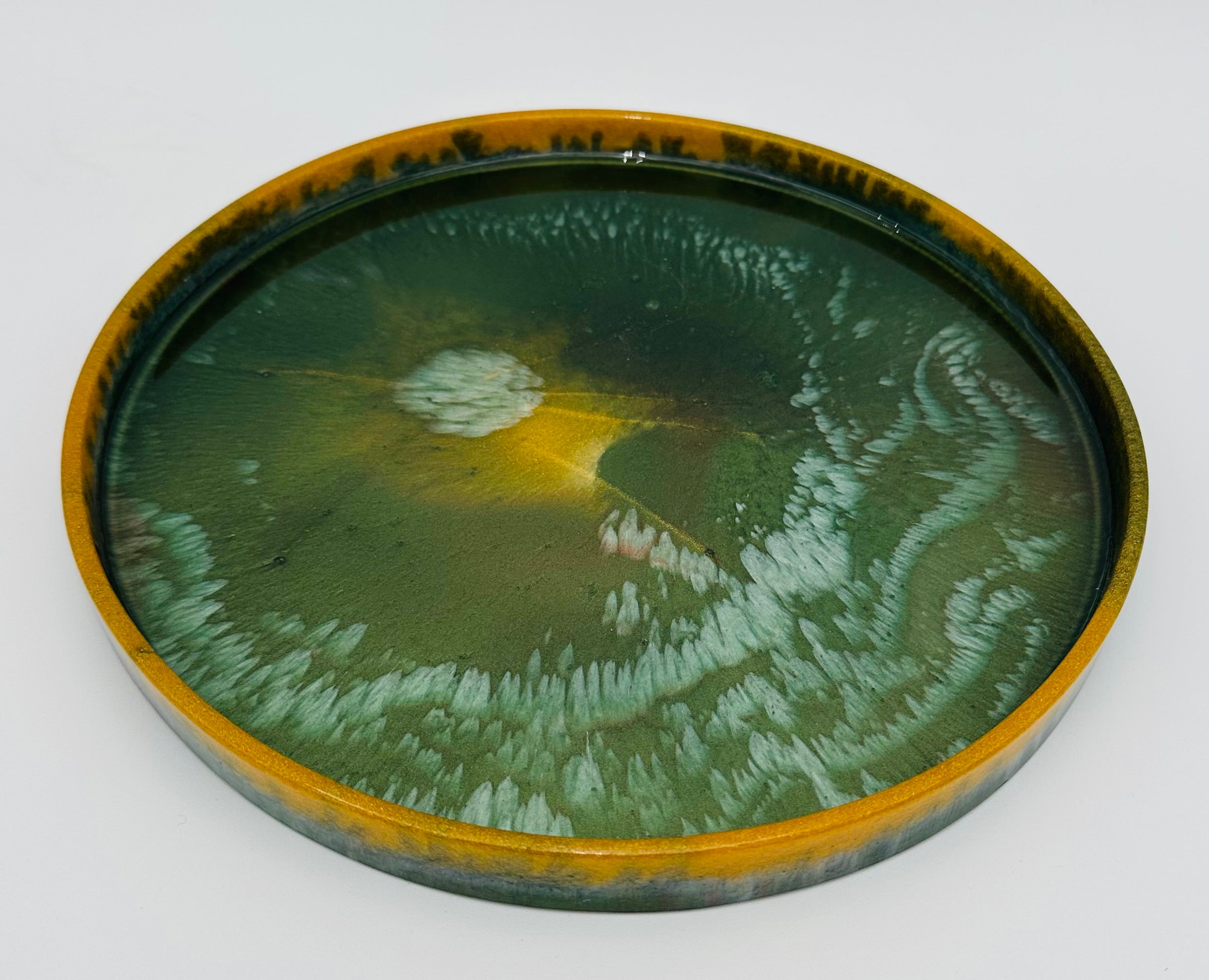 Handmade Round Small Resin Trays