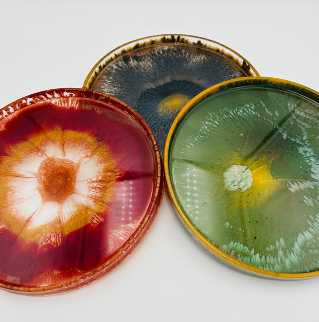 Handmade Round Small Resin Trays