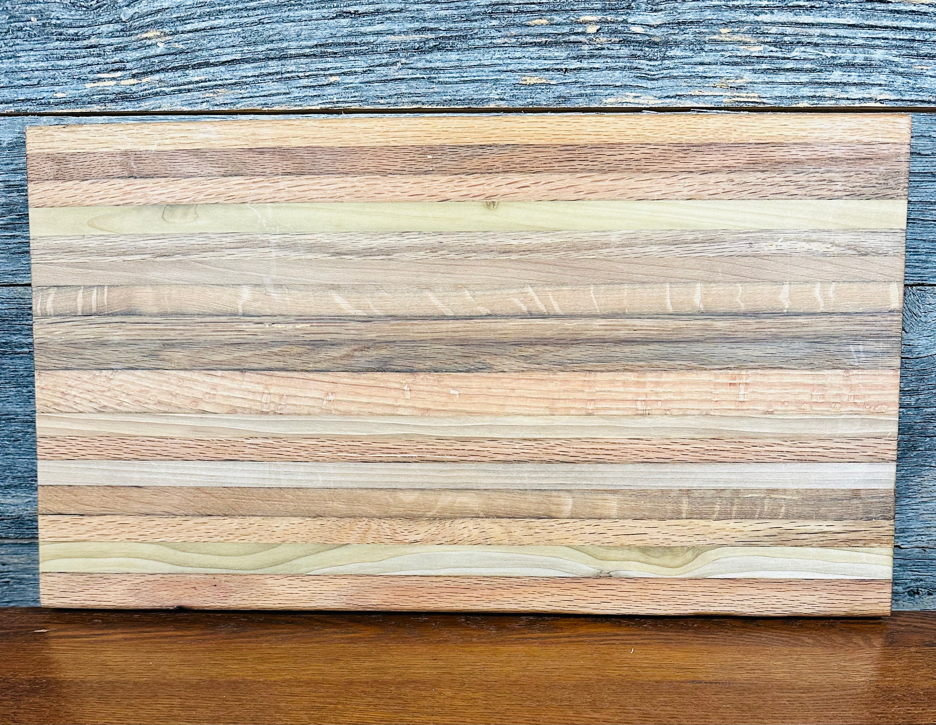 Handcrafted Tobacco Stick Cutting Board