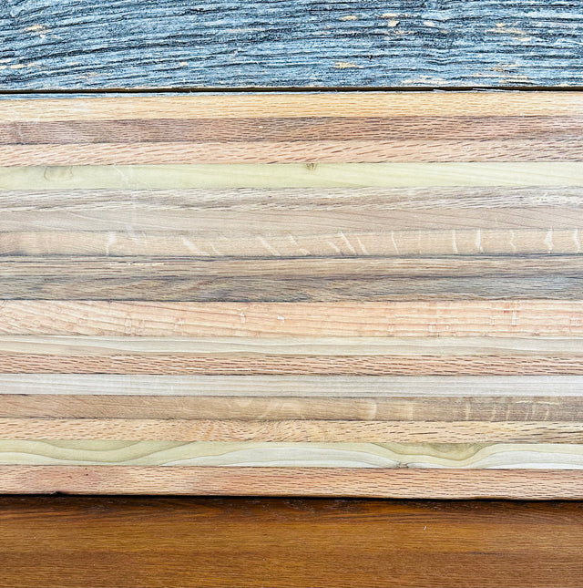 Handcrafted Tobacco Stick Cutting Board